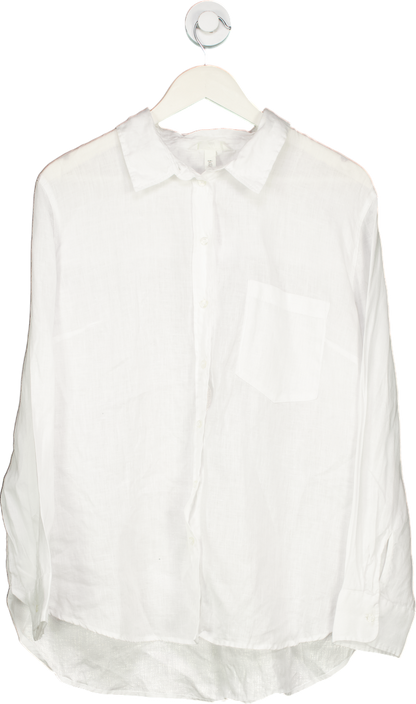 H&M White Linen Shirt UK L