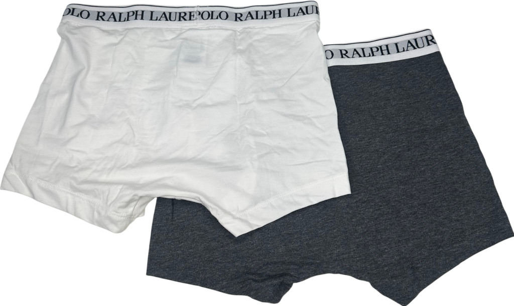 Polo Ralph Lauren Grey Stretch Cotton Boxer Brief UK S