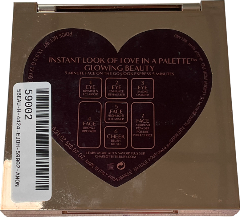 Charlotte Tilbury Look Of Love - Instant Look In A Palette 5x0.7