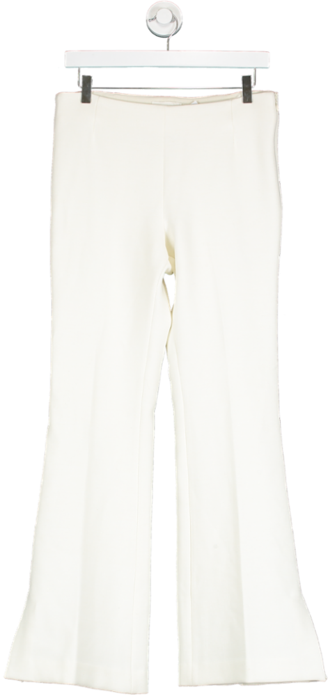 H&M White Slim Fit Trousers UK 10