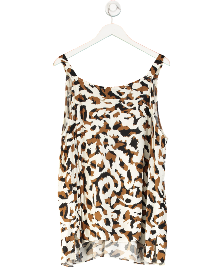 live unlimited Brown Animal Print Vest Top UK 26
