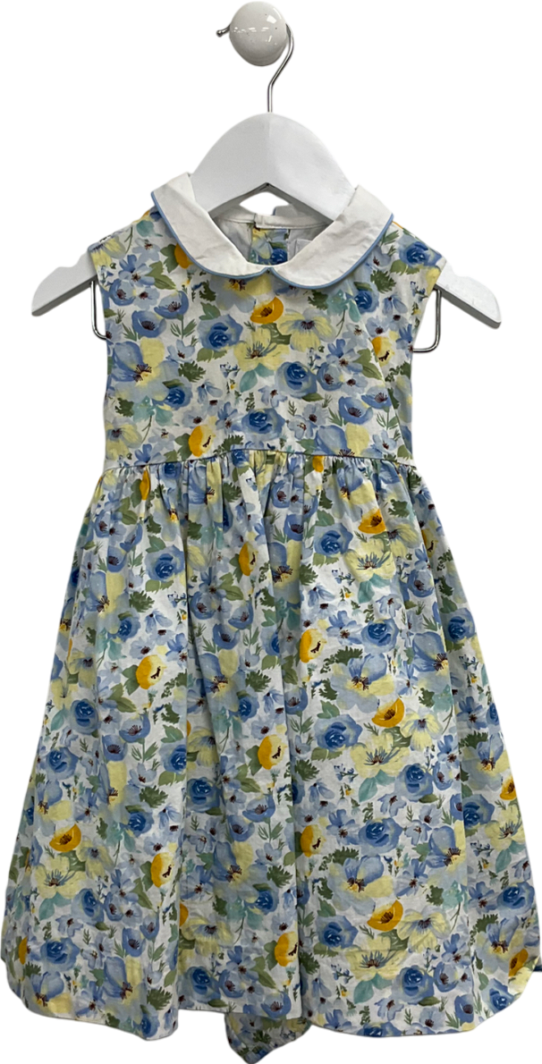 Rachel Riley Blue Floral Dress 2 Years