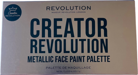 Revolution Creator Revolution Metallic Face Paint Palette  12 g