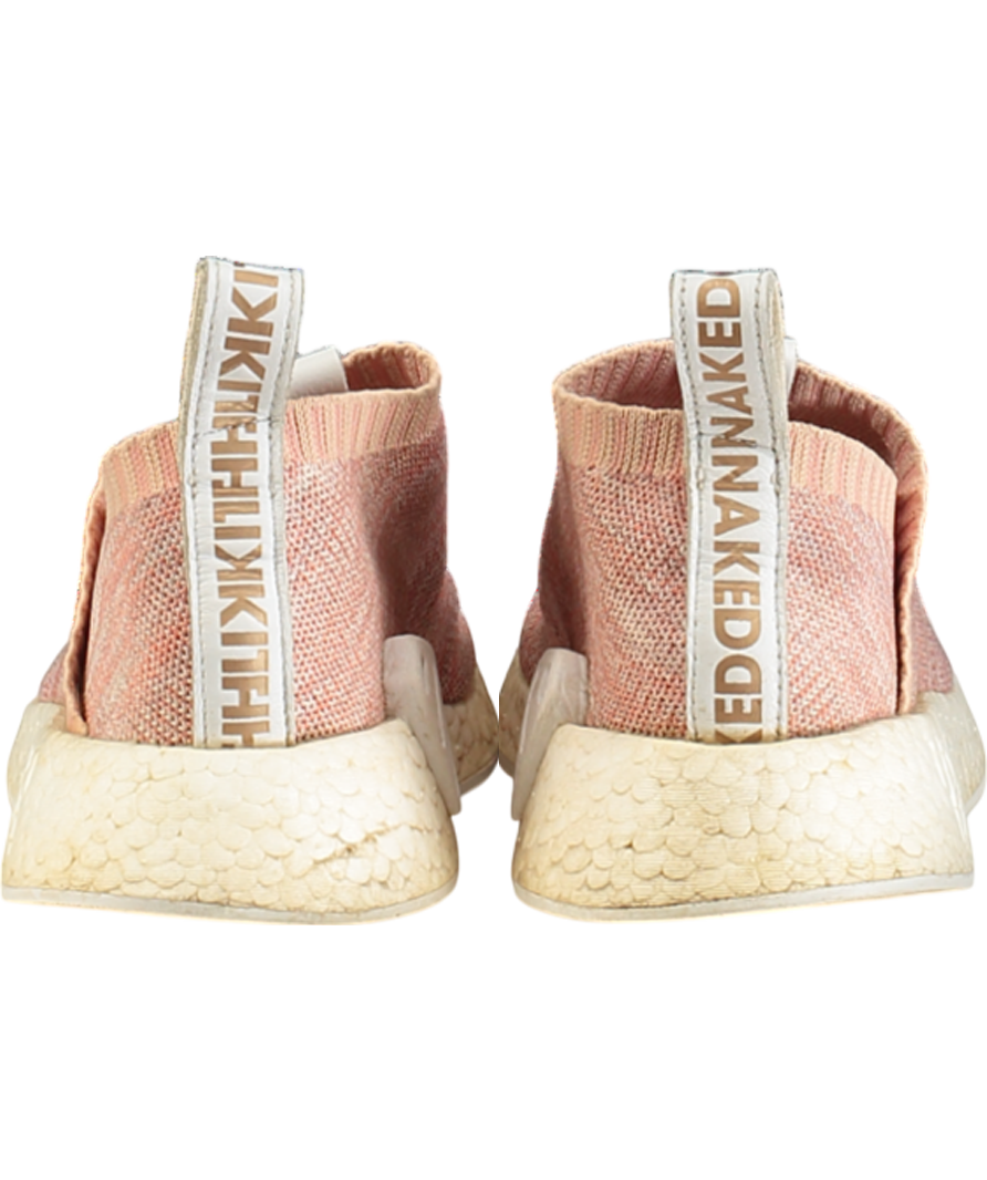 adidas Pink Naked X Kith Nmd Cs2 Primeknit Maroon Trainers UK 4 EU 37 👠