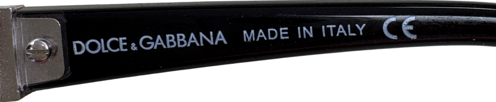 Dolce & Gabbana Black Crystal DG Logo Dg6003-b Sunglasses in Case & Box