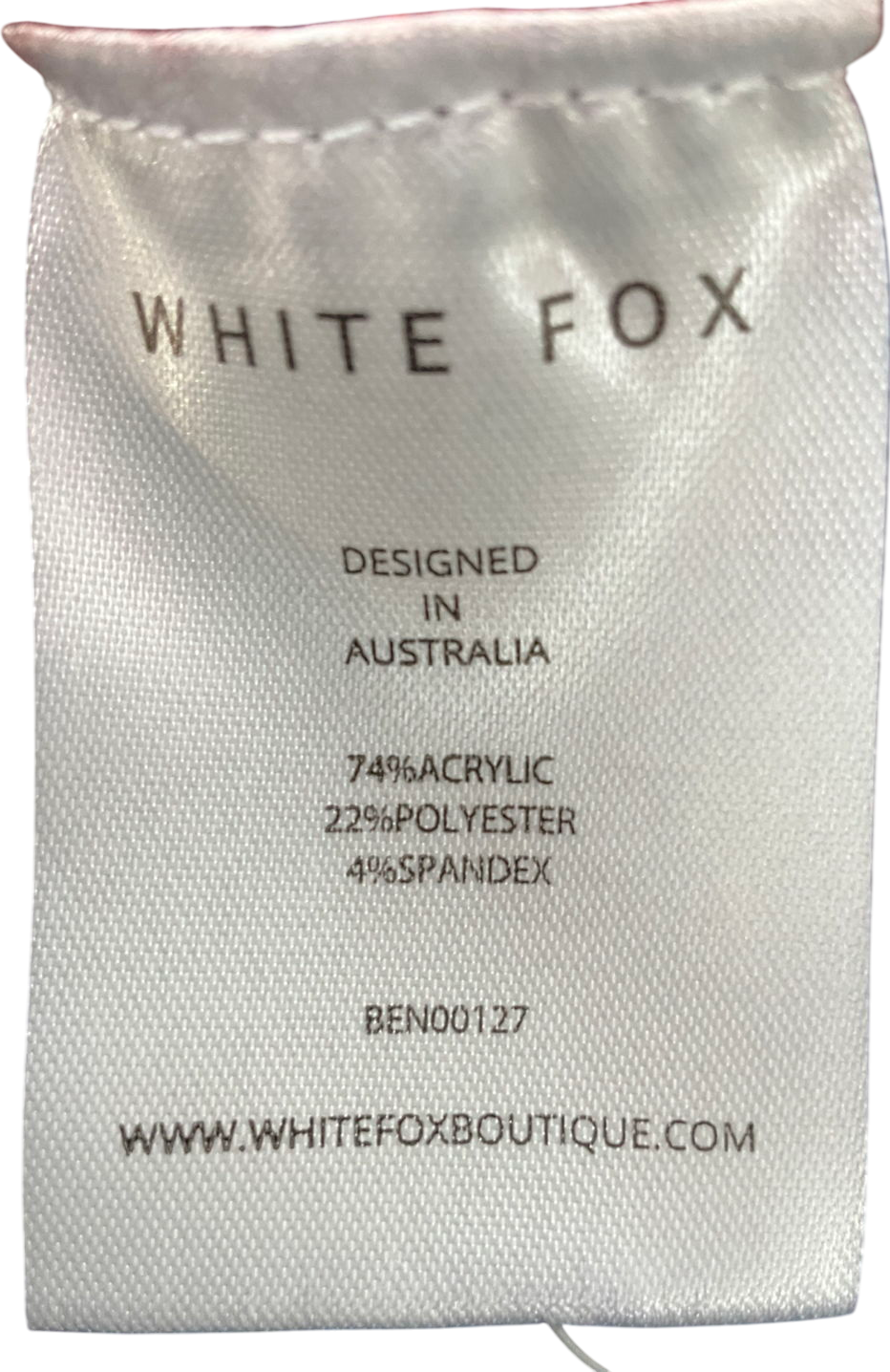 White Fox Red Betting On You Knit Cardigan Wine UK M/L