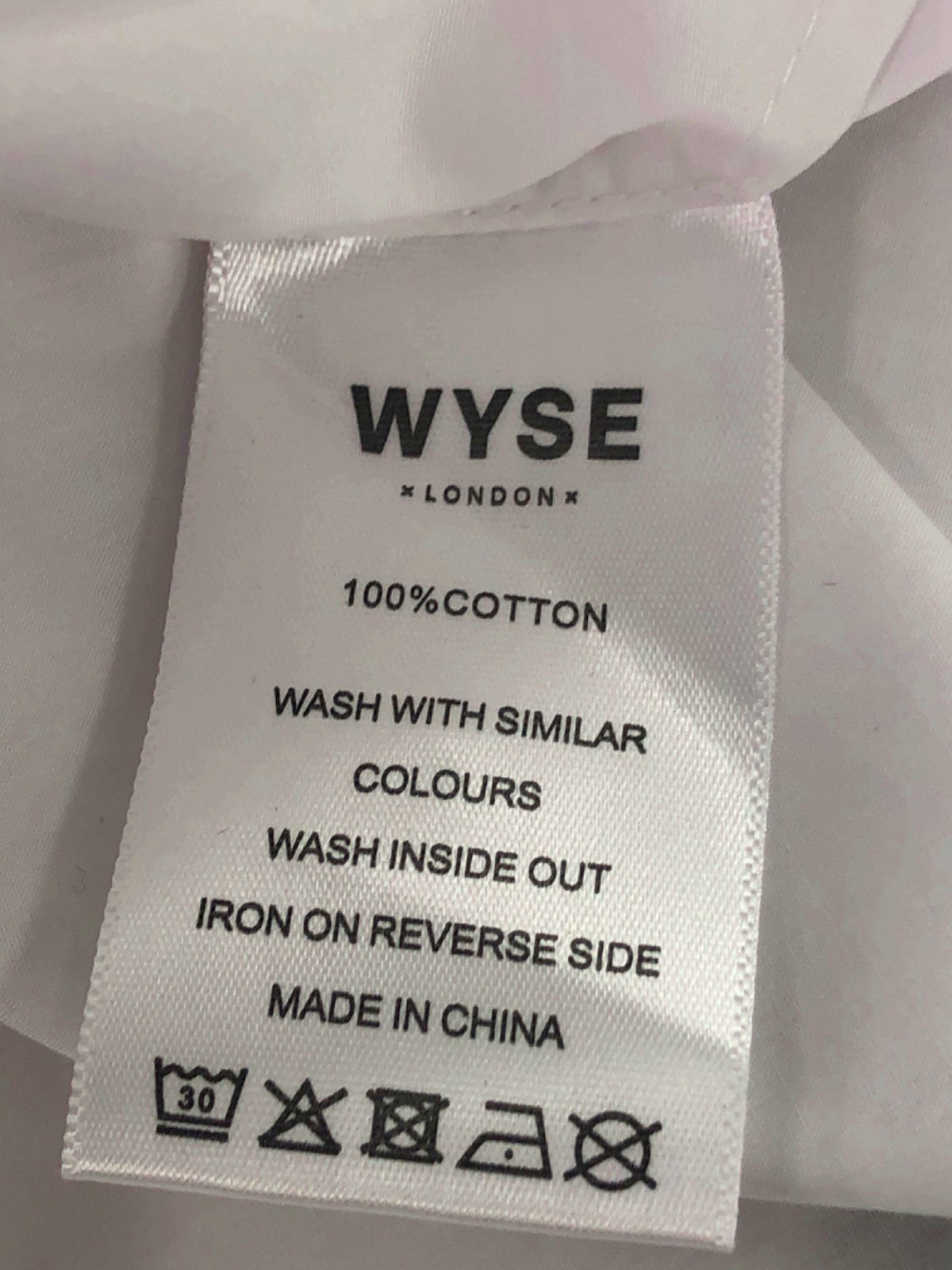 Wyse London DB x Wyse Cotton Shirt - White UK 8