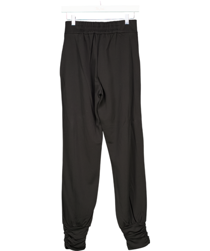 ME+EM Black Fluid Crepe High Waist Jogger UK 8