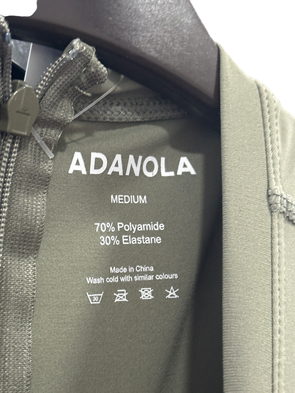 Adanola Olive Green Jumpsuit Medium