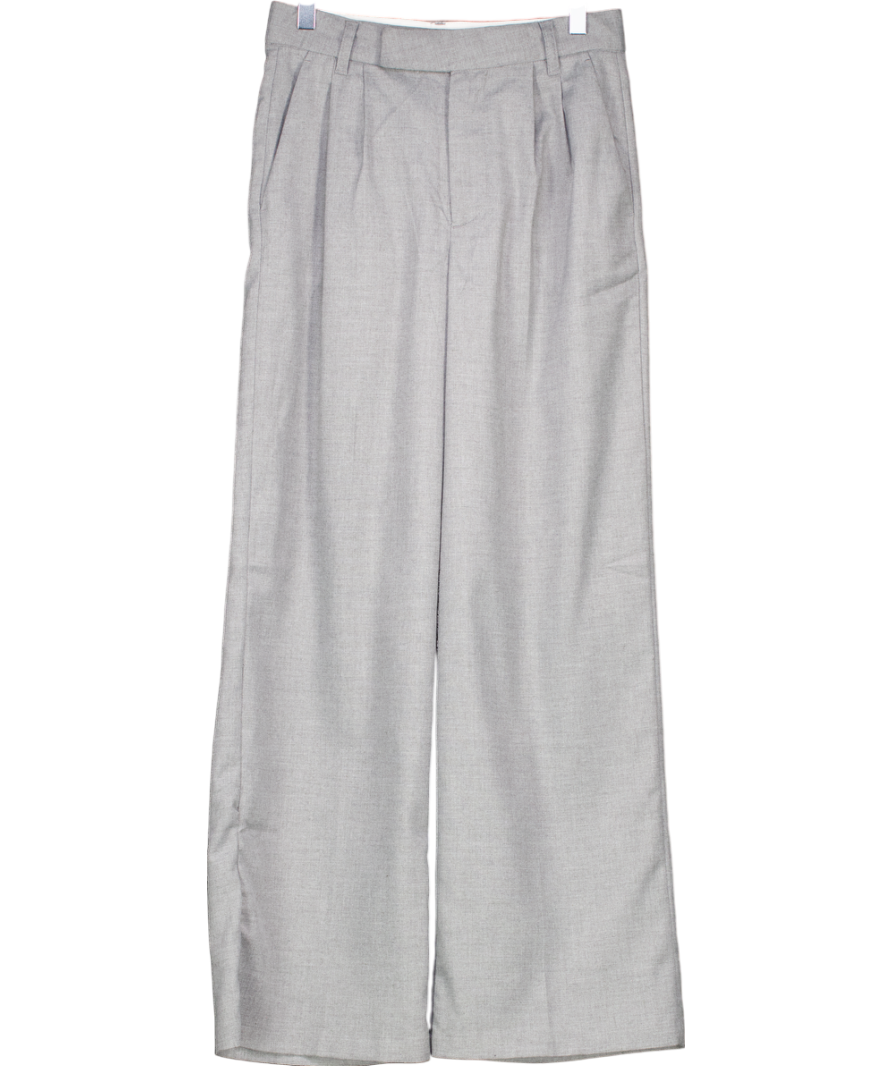 H&M Grey Wide Trousers Eu 34 UK 6
