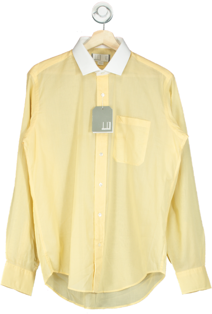 Dunhill Yellow Dress Shirt UK 16