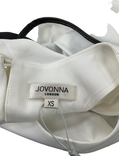 Jovonna London Black And White Blouse UK XS