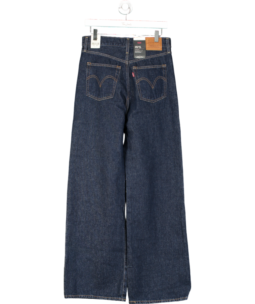 LEVI"S Blue Ribcage Wide Leg Jeans L32 W27