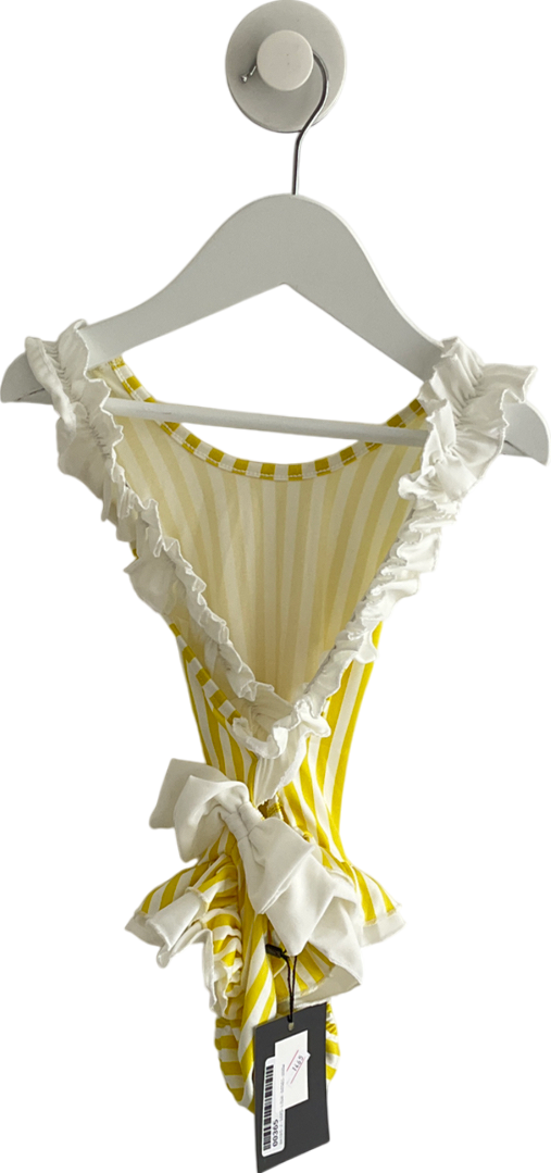 KCL London Yellow Frilled Swimming Costume 6 Years