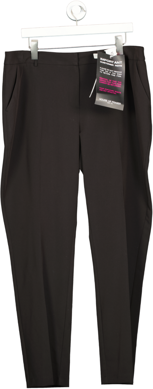 dorothy perkins Black Long Length Slim Trousers UK 18