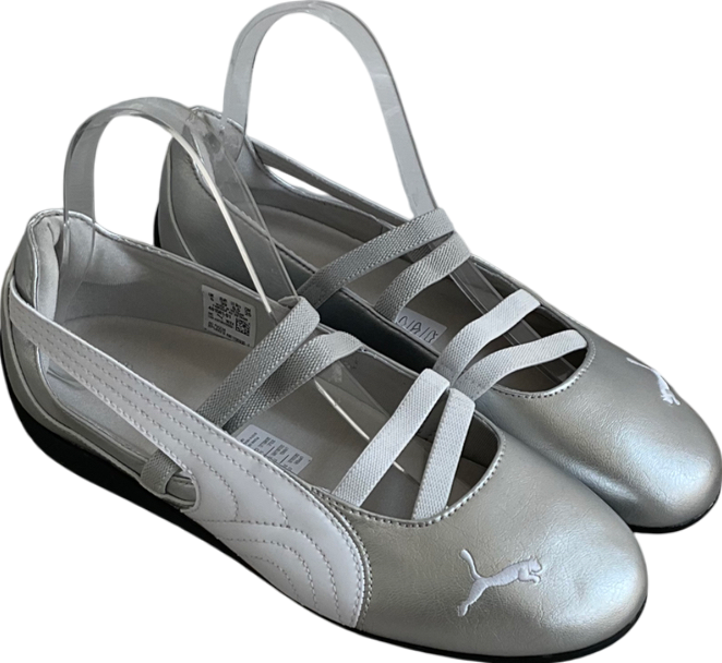 Puma Metallic Speedcat Ballet Pumps UK 6 EU 39 👠