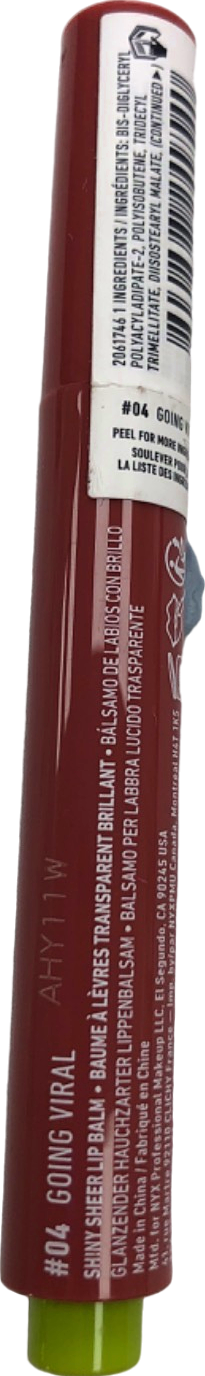 NYX Professional Makeup Slip Tease Shiny Lip Balm #04 Going Viral 2g