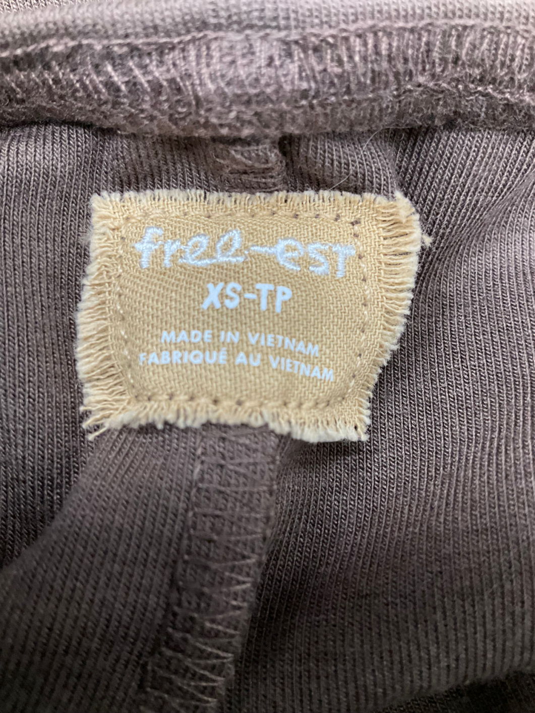 Free People Brown Halterneck Jersey Jumpsuit UK XS