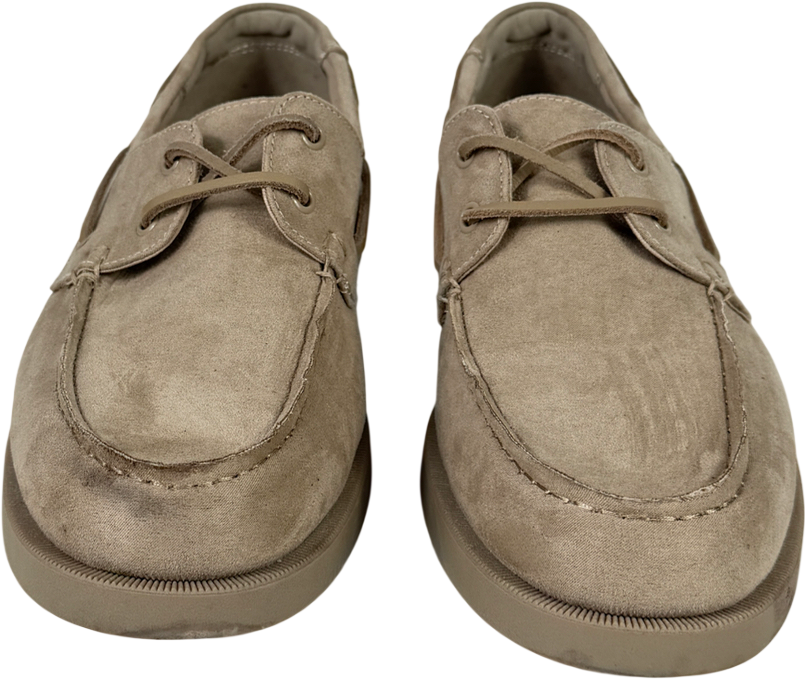 H&M Beige Deck Shoes UK 10 EU 44 👞