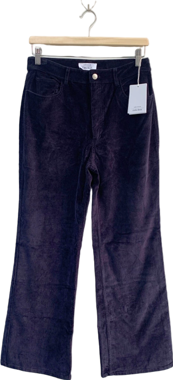 & Other Stories Navy Corduroy Wide Leg Trousers EUR 40 UK 12
