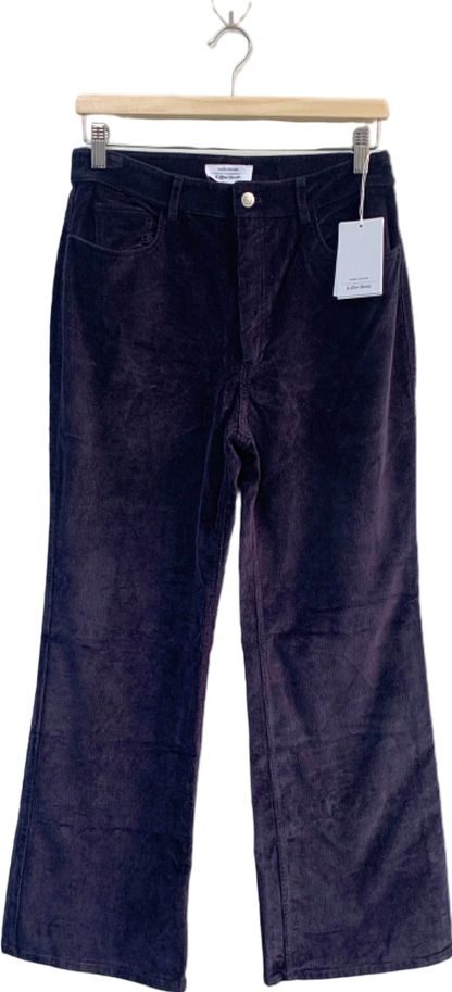 & Other Stories Navy Corduroy Wide Leg Trousers EUR 40 UK 12