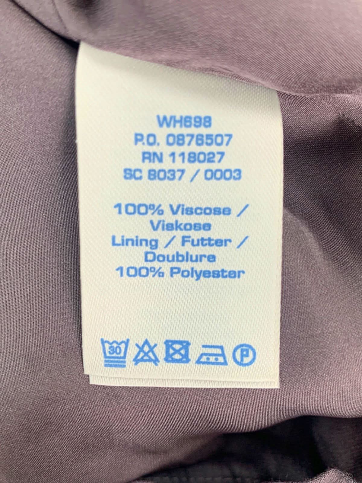 Boden Purple Embroidered Shift Dress UK 8