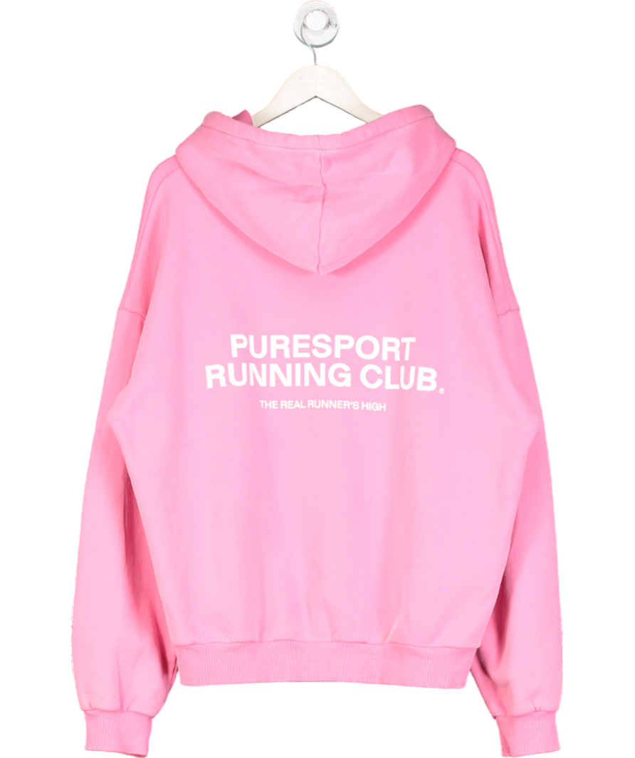 Pure sport Pink The Real Runners Hoodie UK L