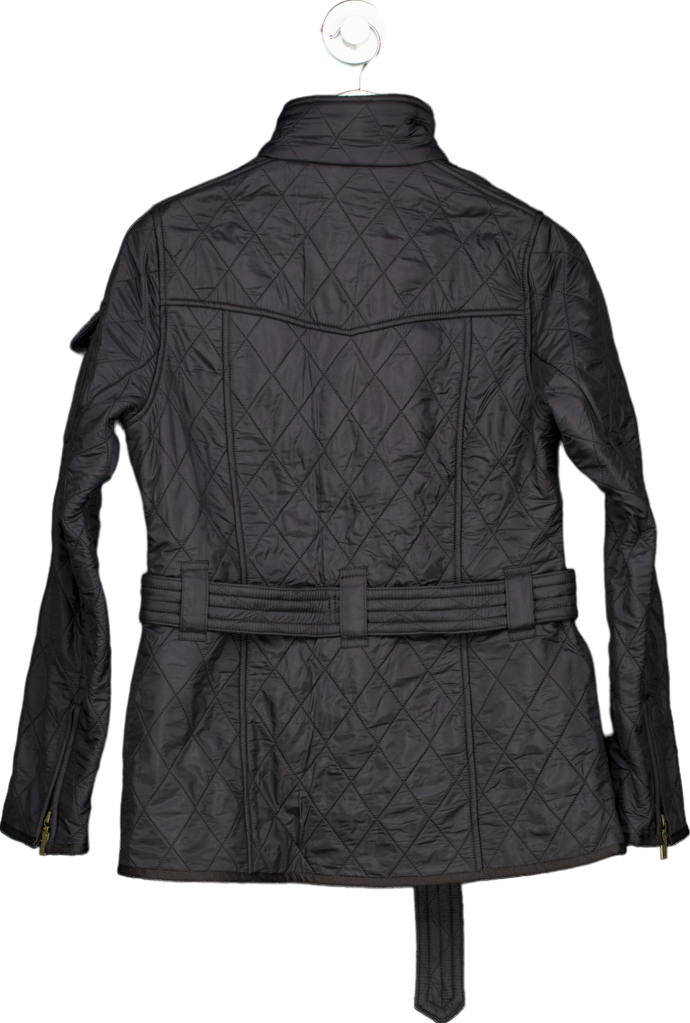 Barbour Black B.Intl International Polarquilt Jacket UK 10