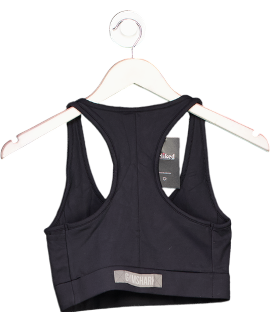 gymshark Black Running Sports Bra UK S/M
