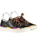 Etro Black Leather Low Top Sneakers UK 8 EU 41 👠