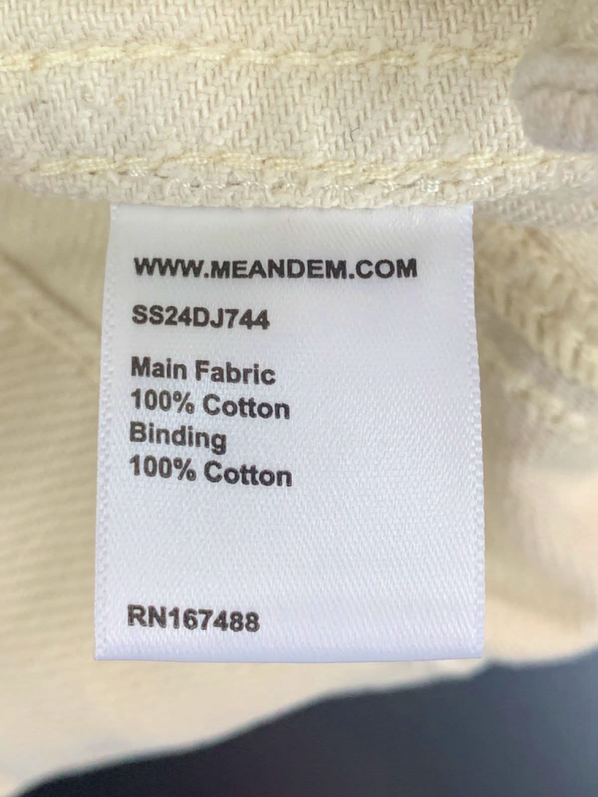 ME+EM Ecru Baggy Cargo Denim TrouserW 27