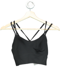 Unknown Brand Black Strappy Crop Top UK S