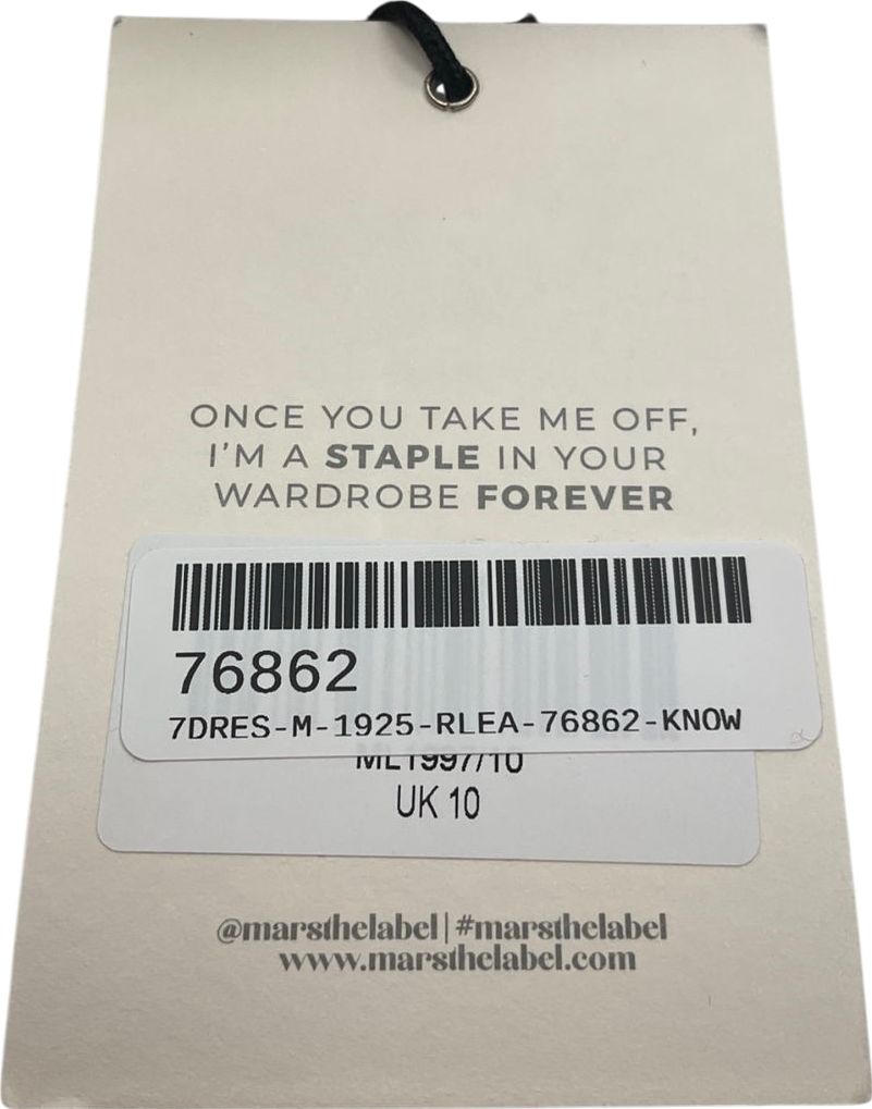 Mars the Label White The Darci Mini Dress UK 10