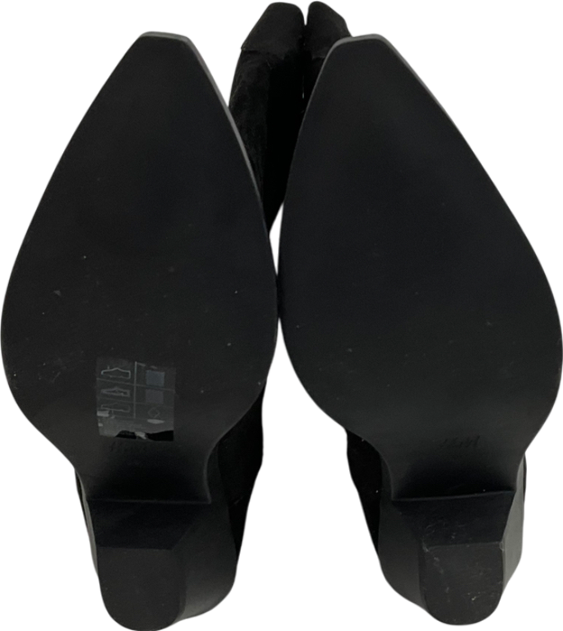 H&M Black Knee-high Cowboy Boots UK 5 EU 38 👠