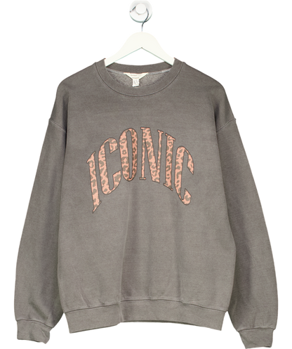 River Island Grey Iconic Casual Sweatshirt UK S