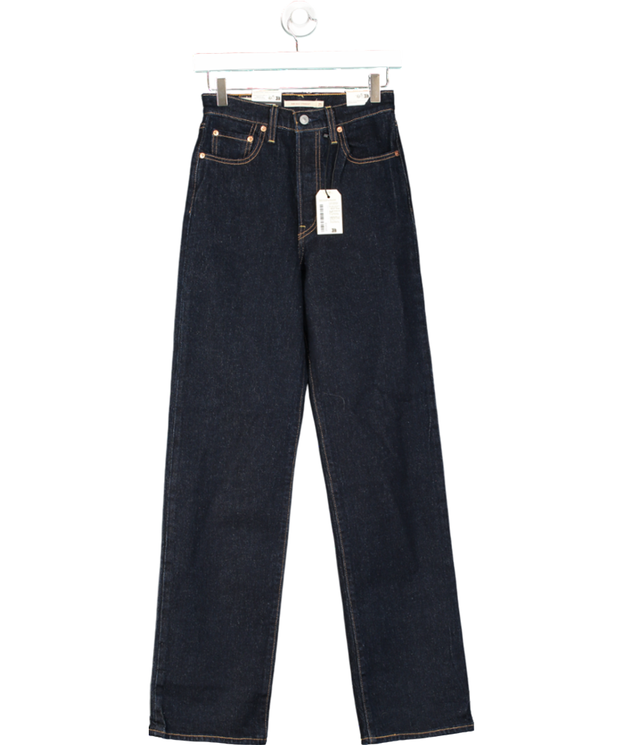 LEVI"S Blue Ribcage Straight Jeans L32 W25