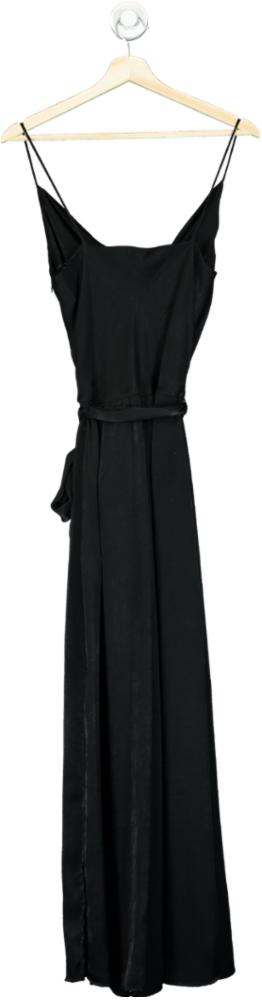 Zara Basic Black Jumpsuit UK S