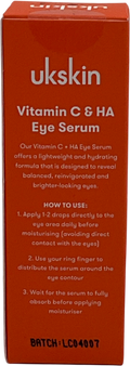 UKSKIN Vitamin C + Ha Eye Serum 15ml
