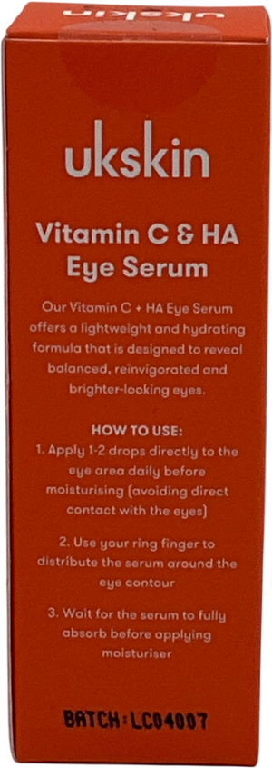 UKSKIN Vitamin C + Ha Eye Serum 15ml