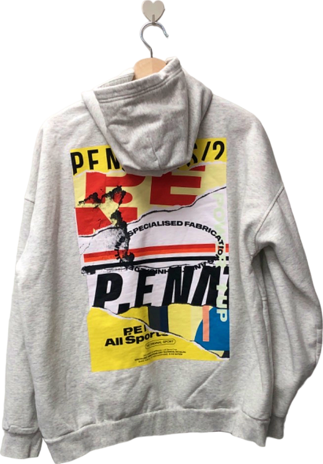 P.E Nation Grey Hoodie Medium