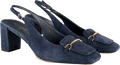 HOBBS Navy Blue Jaida Suede Slingbacks UK 8 EU 41