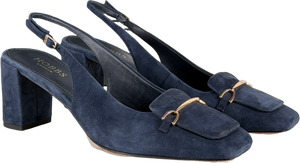 HOBBS Navy Blue Jaida Suede Slingbacks UK 8 EU 41