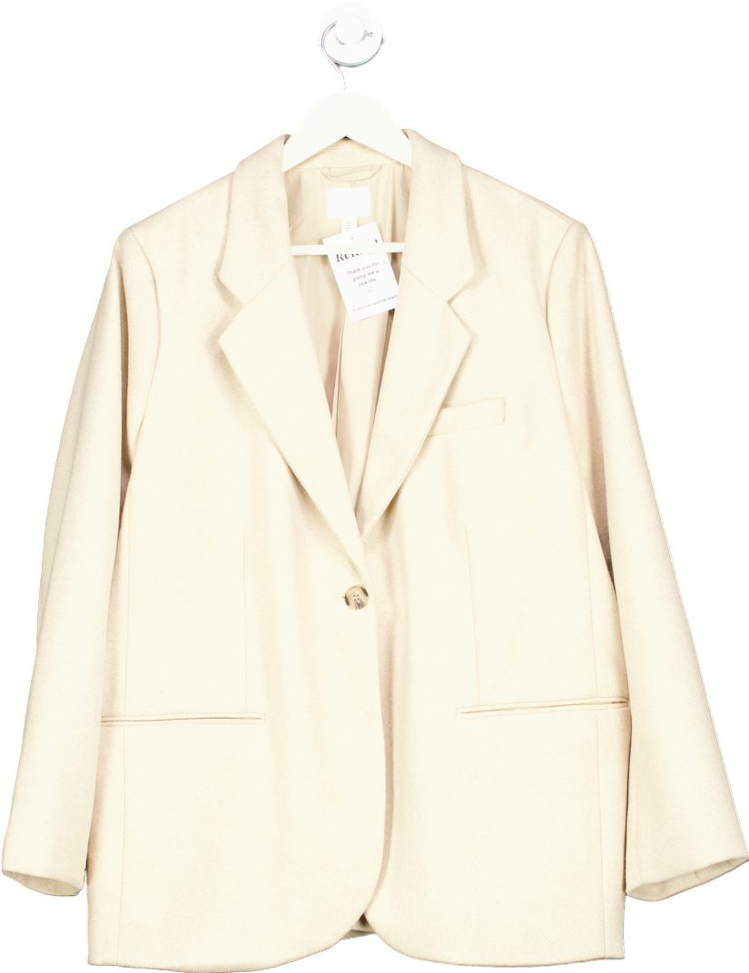 H&M Beige Blazer UK L