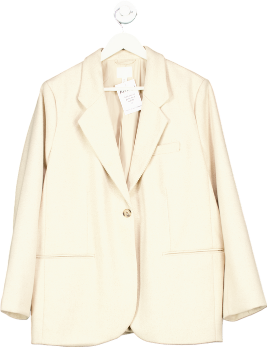 H&M Beige Blazer UK L