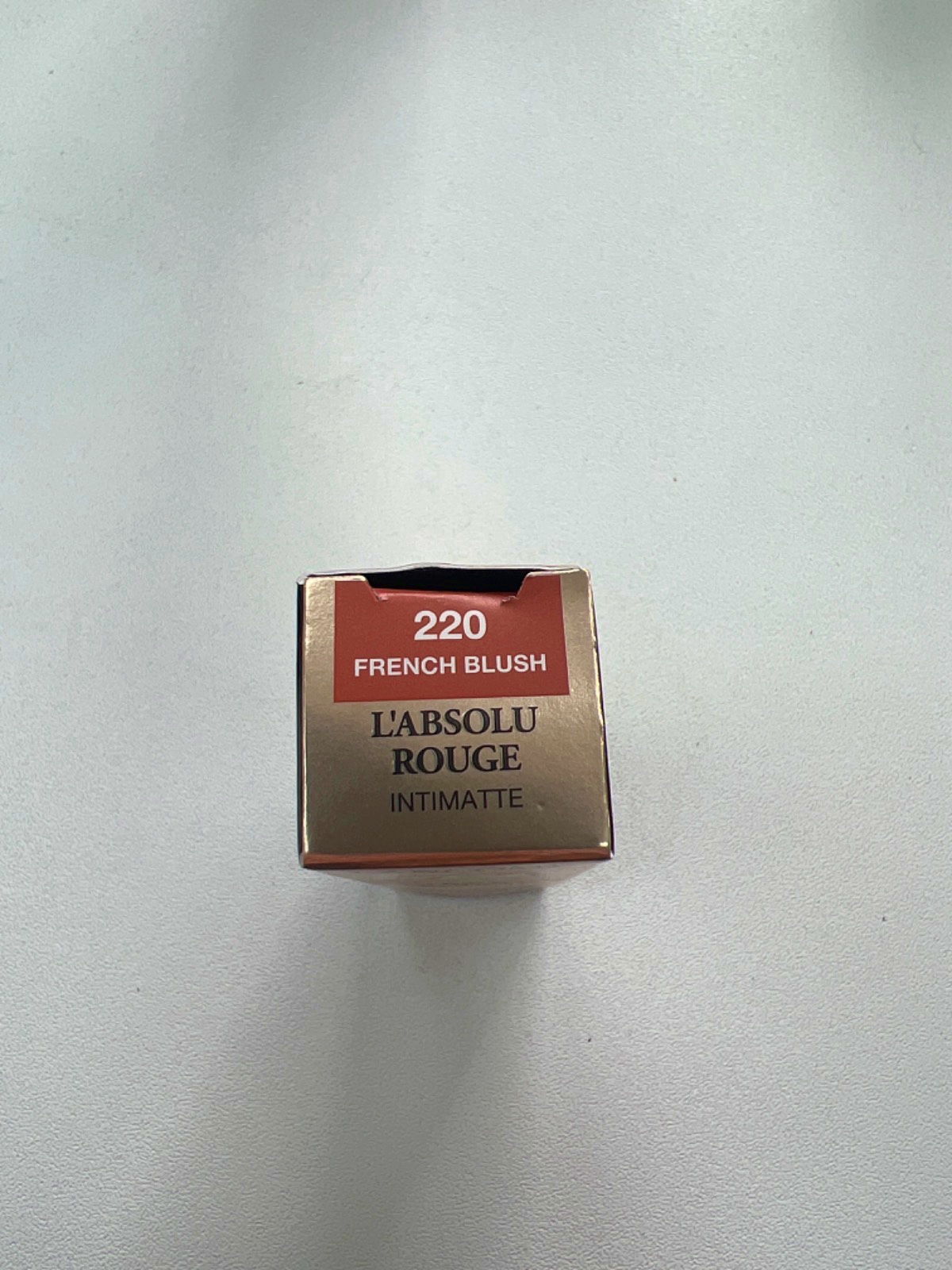 Lancome L'Absolu Rouge Intimatte Lipstick 220 French Blush 3.4 g