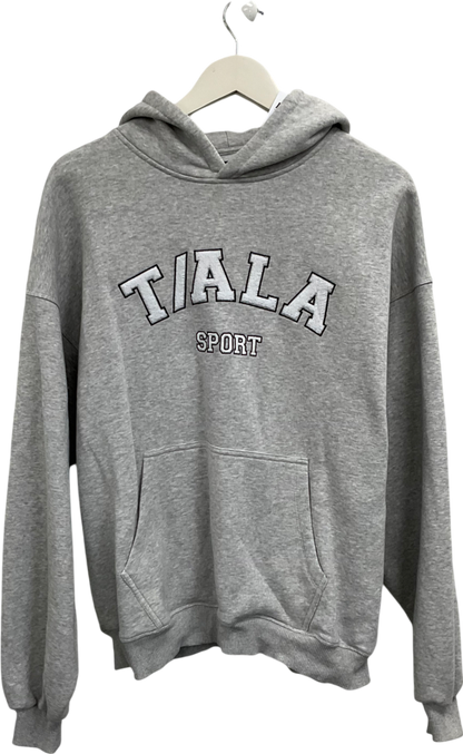 T/ALA Grey Logo Hoodie UK S