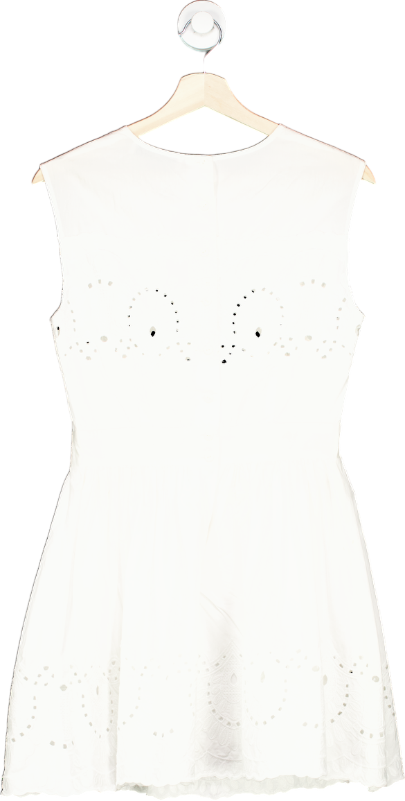 Lover White Eyelet Dress UK 12