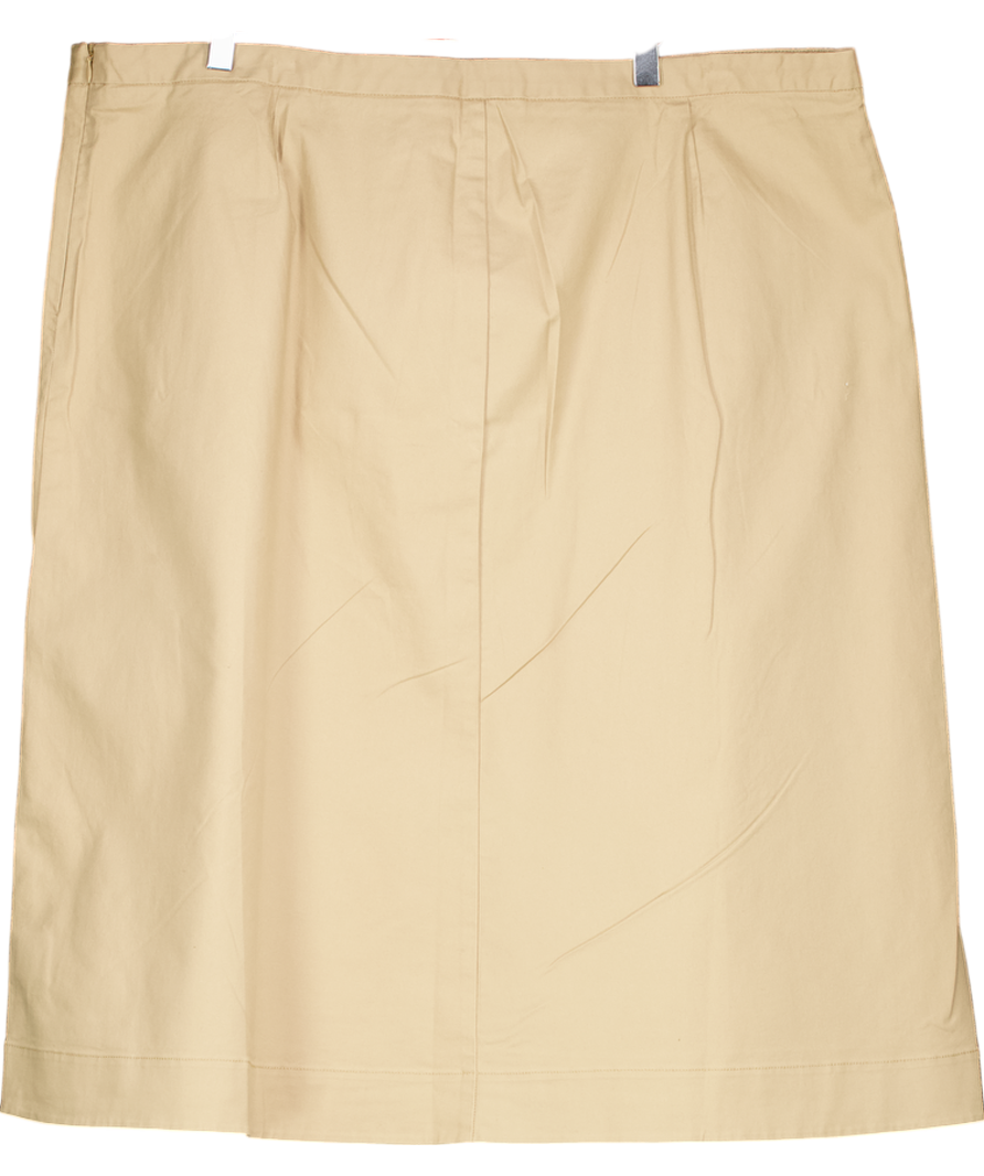 Boden Beige Chino Skirt UK 22