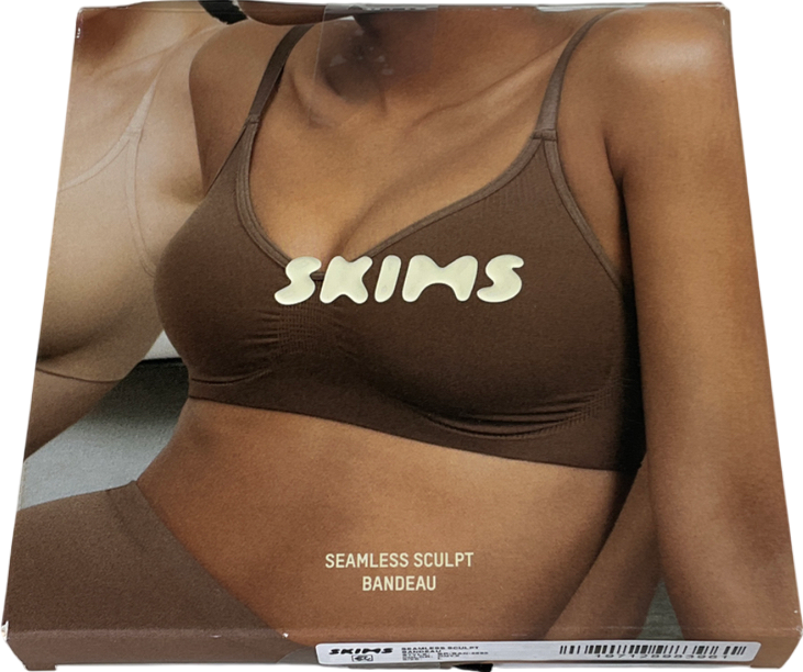 SKIMS Black Seamless Sculpt Bandeau - Onlyx UK L