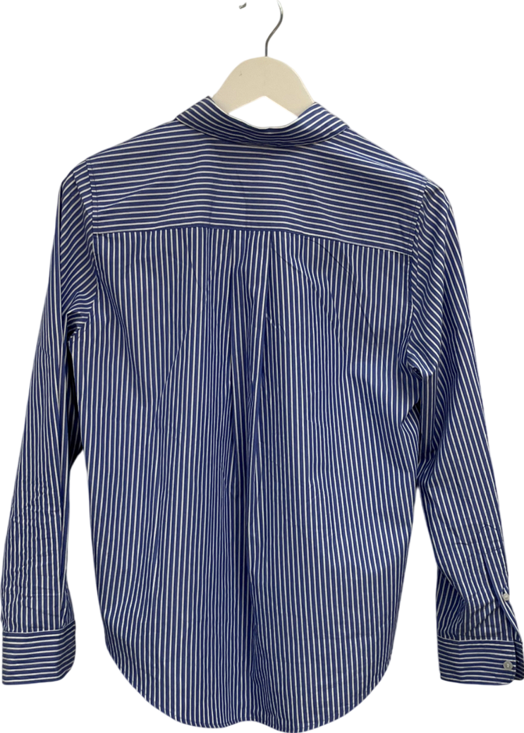 Arket Blue Striped Shirt UK 8